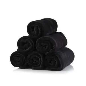 Microfiber håndklæde, sort, 45 x 85 cm - Bestsellere