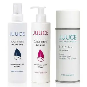 KRØLLEPAKKE - FÅ VOLUME & KRØLLER - Root Lift + Curls Frenz + Frozen - 