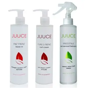 KRØLLEPAKKE - FÅ MEDGØRLIGE KRØLLER - Enz Frenz + Curls Frenz + Freestyle Hairspray - Styling & finish